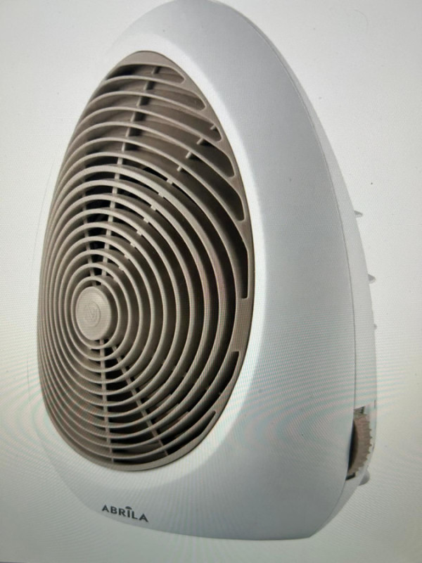 TERMOVENTILADOR ELECT  PERUGIA 2000WBLANCO/BEIS TE RMOST REG 2POTENCIAS