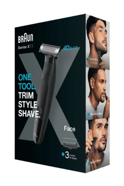 AFEITADORA BRAUN XT3100 FACE SERIE X INALAMBRICO 