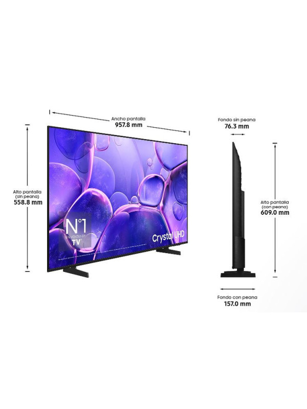 Tv Samsung 43 TU43U8005FUXXC 4K SMART TV HDR (Div)