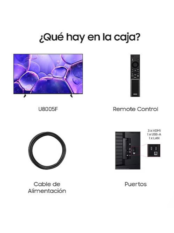 Tv Samsung 43 TU43U8005FUXXC 4K SMART TV HDR (Div)