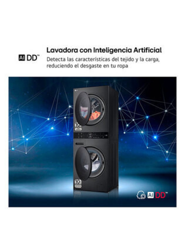 Torre lavado LG WT1210BBF