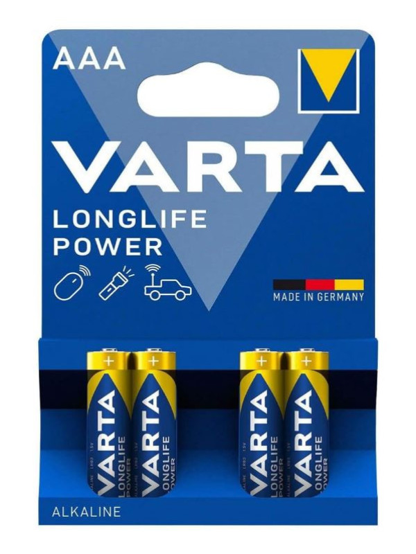 PILA VARTA 4903 LR03 LR03 LONGLIFE 4UNID.