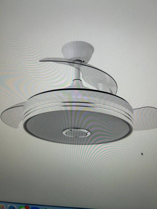 VENTILADOR MATANUSKA 72W ALTAVOZ POR BLUETOOTH BLANCO