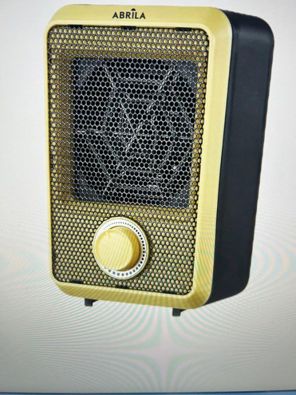 TERMOVENTILADOR CARPE 600W AMARILLO N