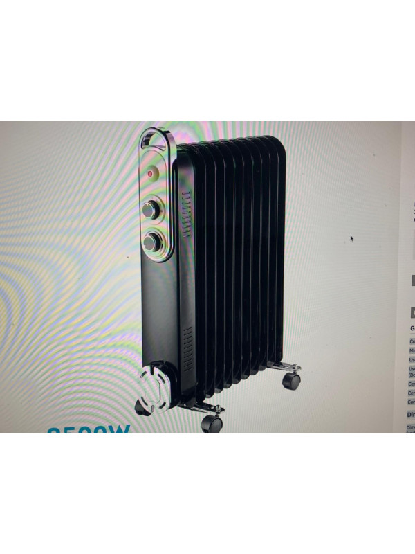 RADIADOR ACEITE AMARANTUS 1000/1500/2500W 11 ELEMENTOS