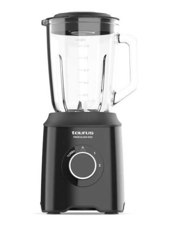 BATIDORA VASO TAURUS PRIOR GLASS 1500W 1,5L