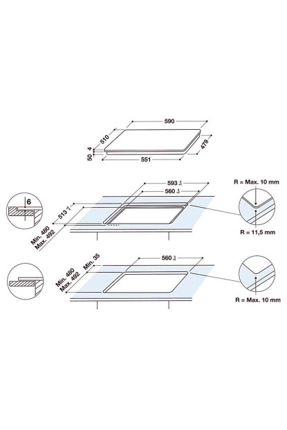 Induccion Whirlpool WSQ5760NE