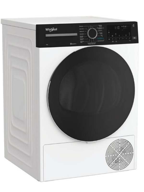 SECADORA WHIRLPOOL CWD84MWBSSPT 8KG B.CALOR C BLA
