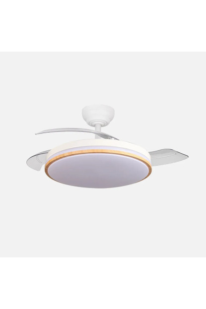 VENTILADOR DC RELAMPAGO 60W BLANCO/HAYA 